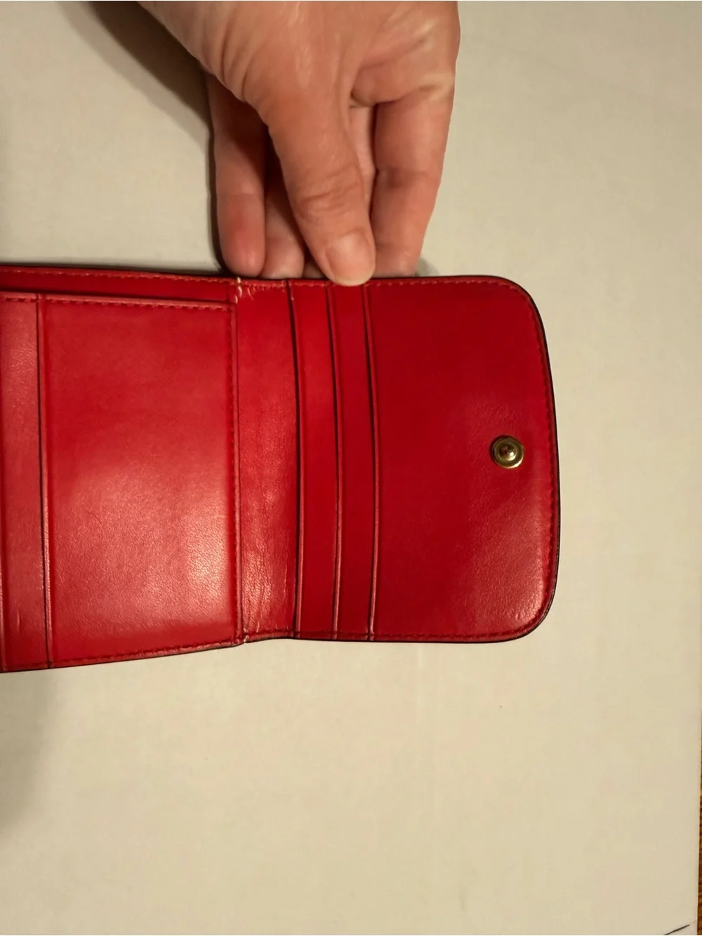 Coach Trifold Wallet in pink and Brown
